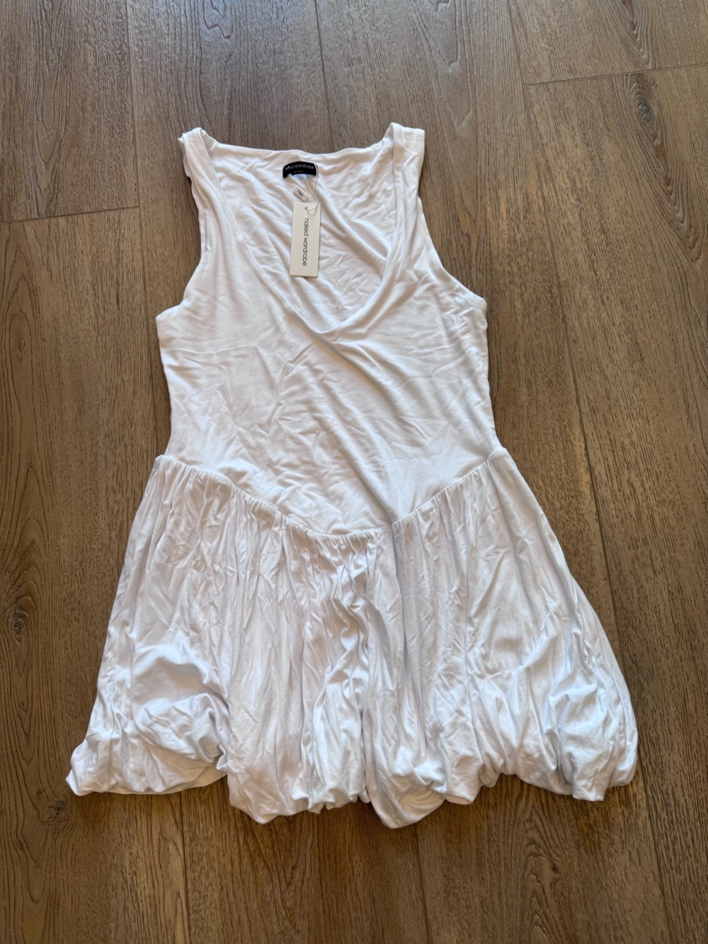 Naked wardrobe Bubble Hem mini Dress